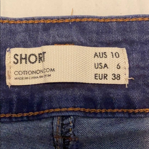 Cotton On High Waisted Jean Shorts - Picture 3 of 3